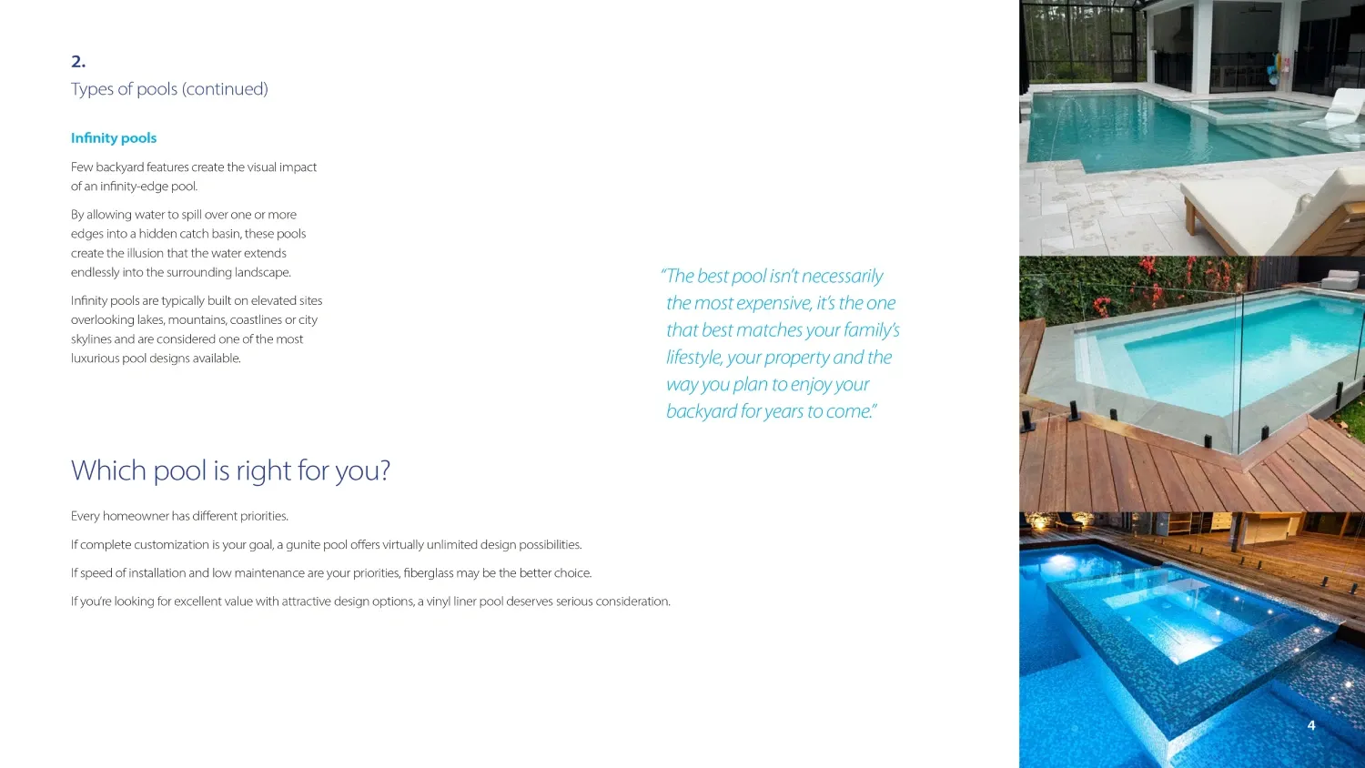 New Pool Buyers Guide