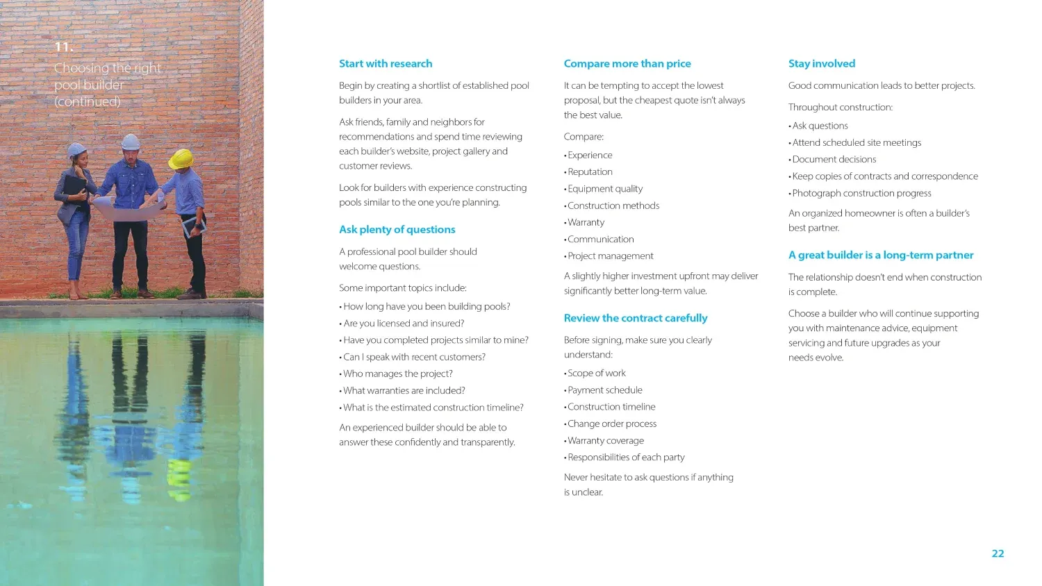 New Pool Buyers Guide